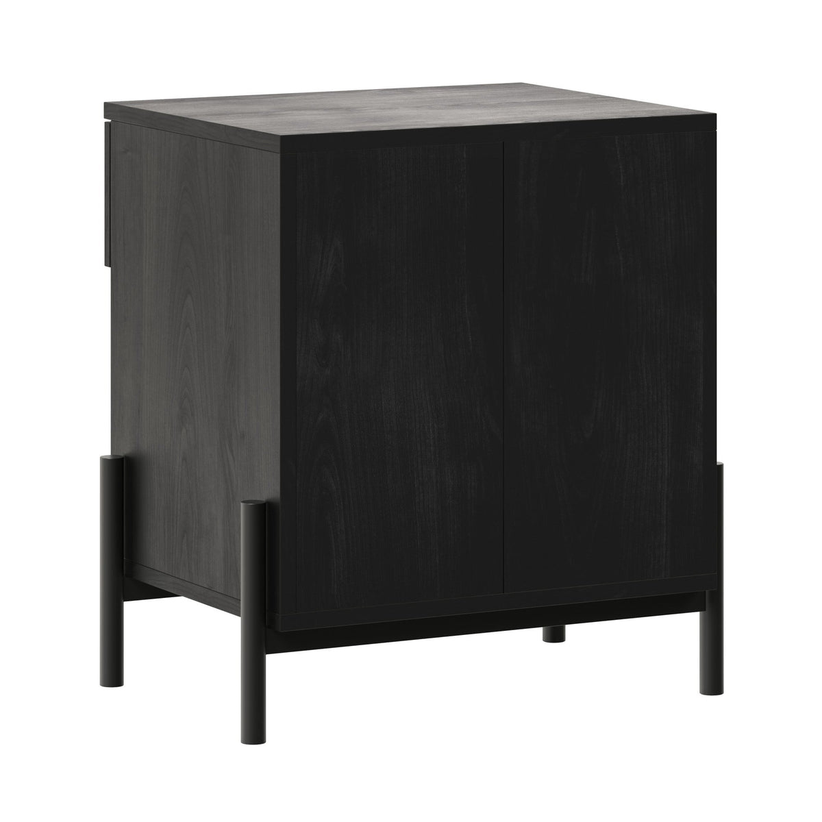 Nightstand, Paris Modern Scandinavian Reeded for Bedside Storage, Bedroom Organization and Guest Rooms, 2 Sizes and 3 Colors image 30