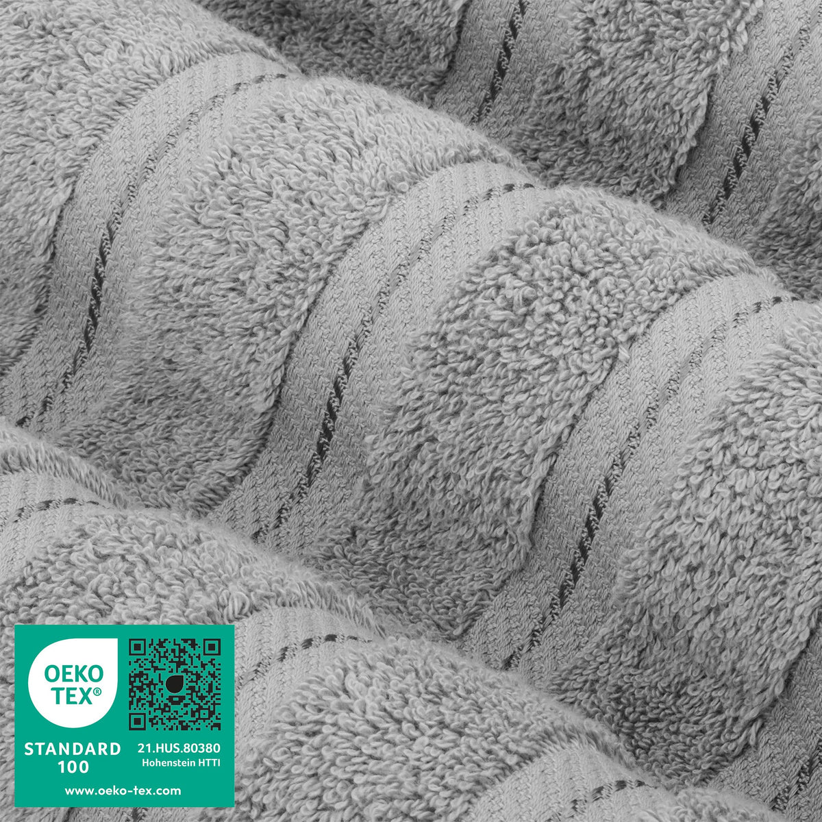 Bath Towel Set, 100% Cotton Turkish Towels for Bathroom, 4 for Home Bathrooms and Everyday Care, 21 Color Options image 30