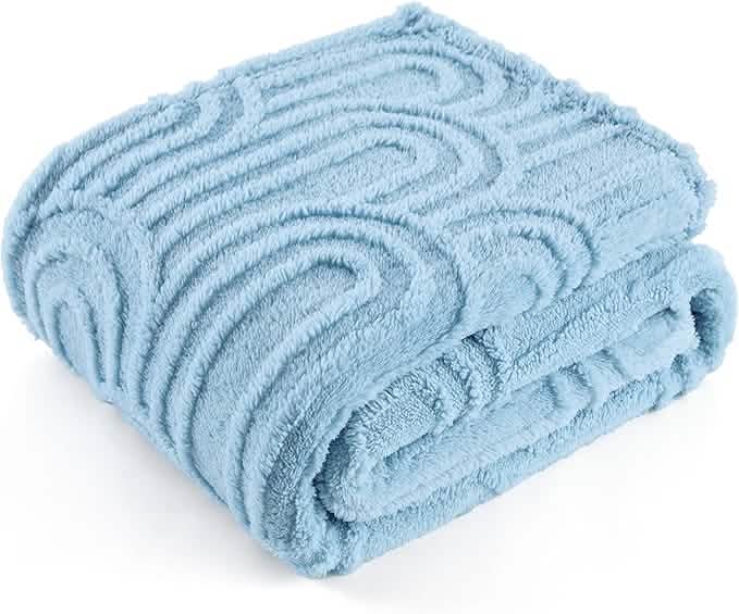 Cozy Throw Blanket, Arch Shaggy Sherpa Fleece, Lightweight Design, Machine-Washable Care for Living Rooms, Bedrooms and Everyday Lounging image 30