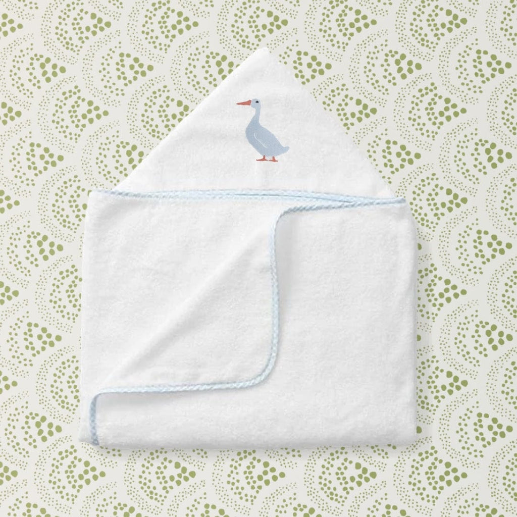 Bath Linen, Kids' Hooded Towel, Organic Cotton Shell for Daily Bathroom Routines and Guest Baths, 15 Color Options image 30