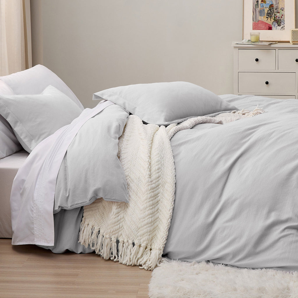 Duvet Cover Set, Ultra Soft Hypoallergenic Microfiber, Lightweight Design for Guest Rooms and Everyday Bedroom Styling image 30