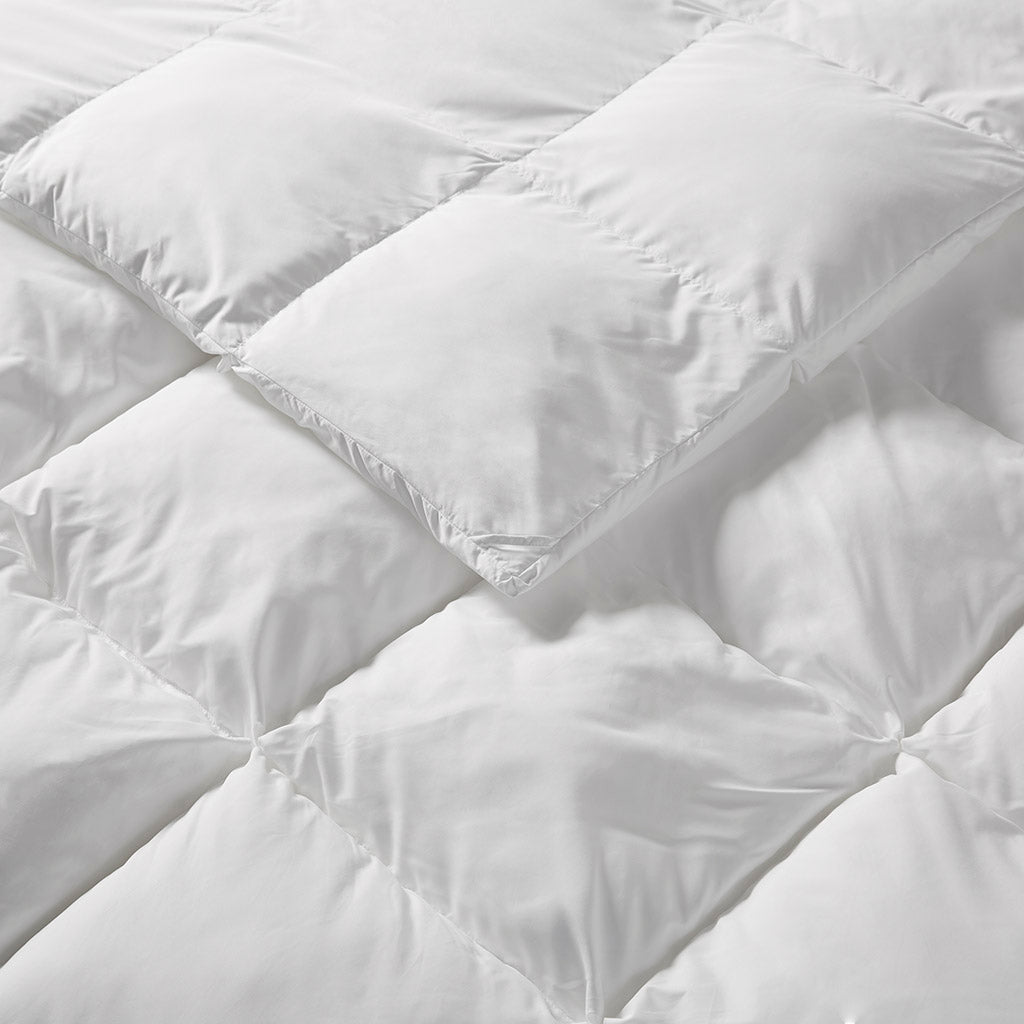 Down & Feather Comforter, Stay Puffed Overfilled Alternative, Breathable Construction for Everyday Bedding and Comfortable Sleep image 30