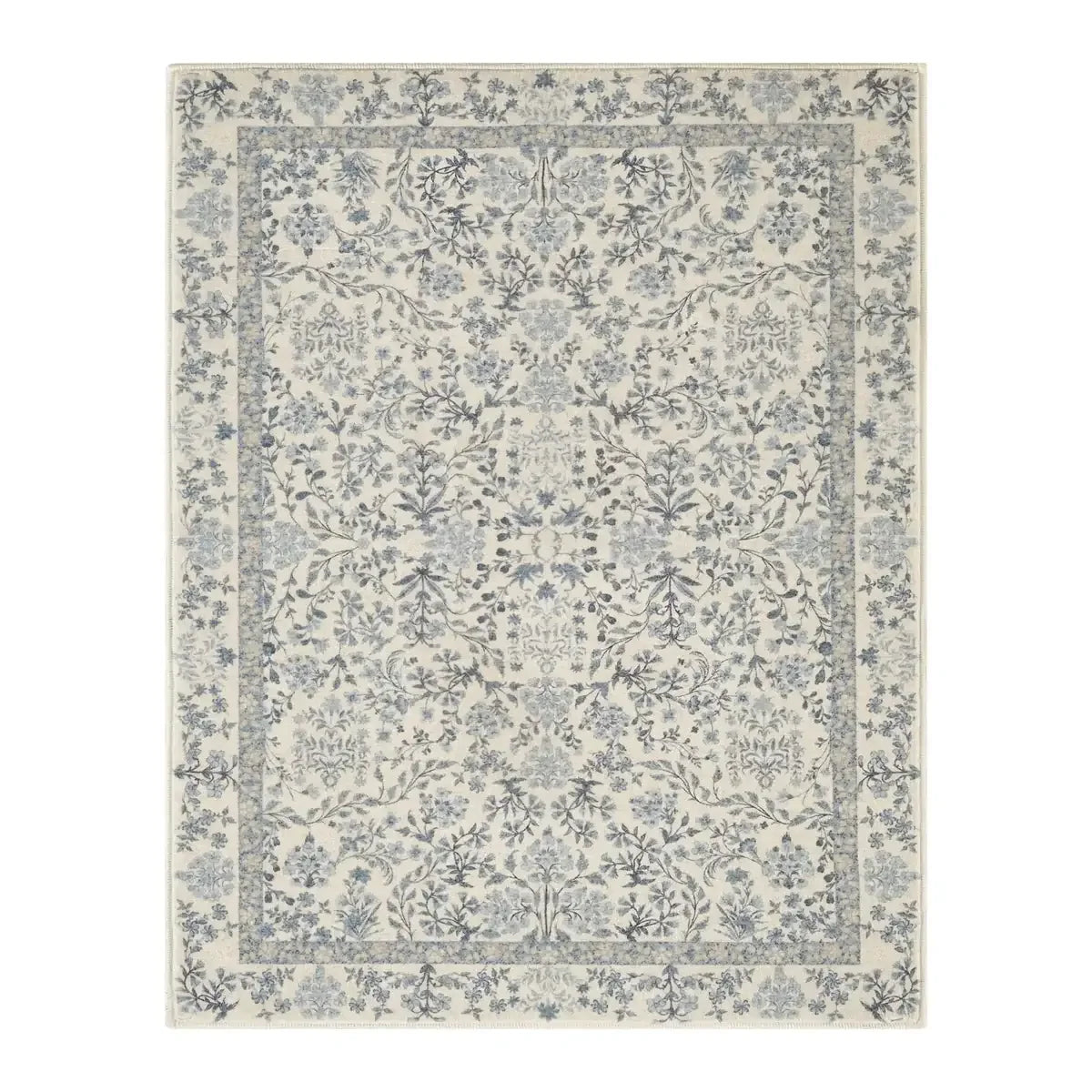 Area Rug, Vintage Foliage Floral, Lightweight Design, Non-Slip Design for Hallways, Dining Spaces and Home Decor, 19 Sizes and 4 Colors image 31
