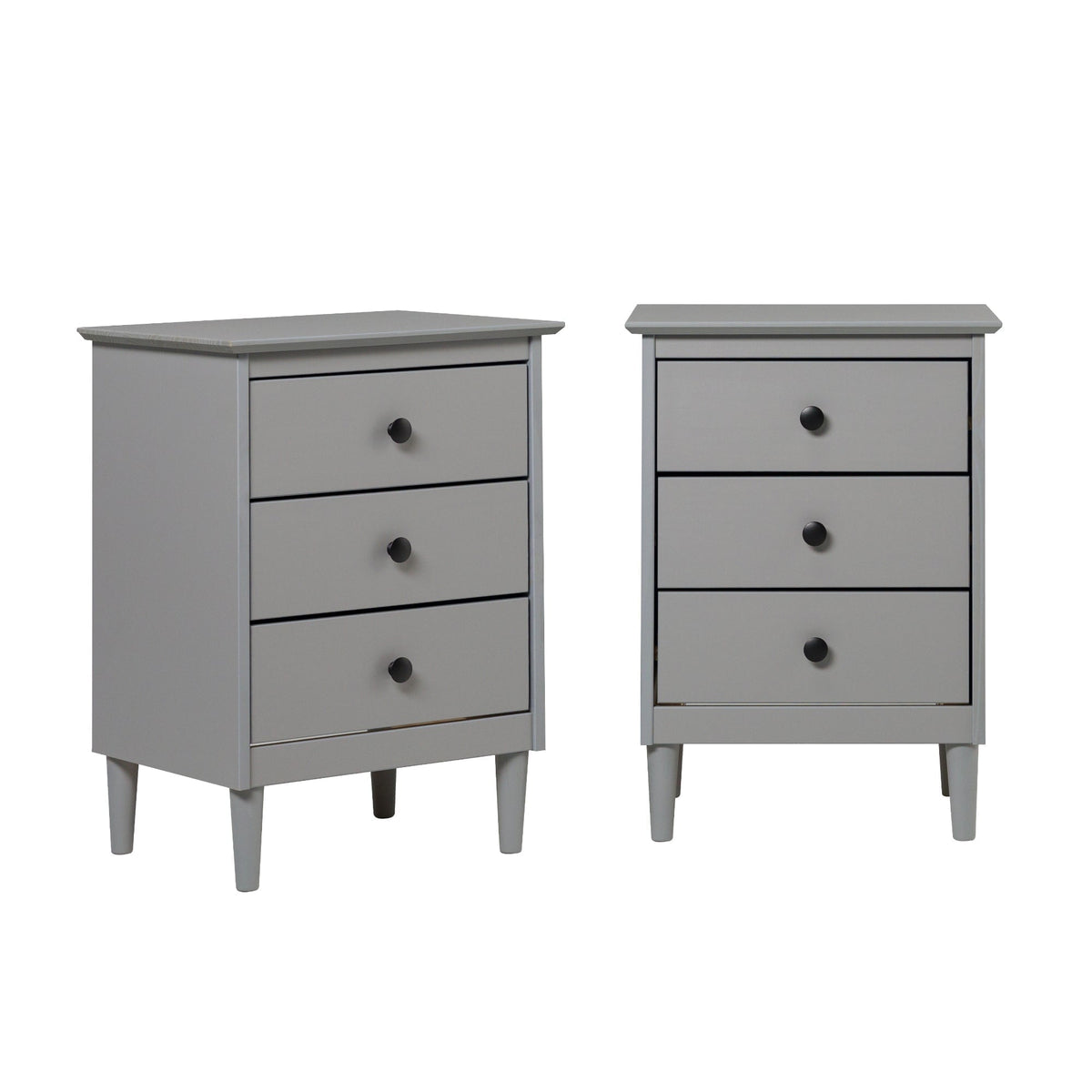 Nightstand, Spencer Solid Transitional Wood for Bedrooms, Bedside Essentials and Everyday Storage, 2 Size Options image 31