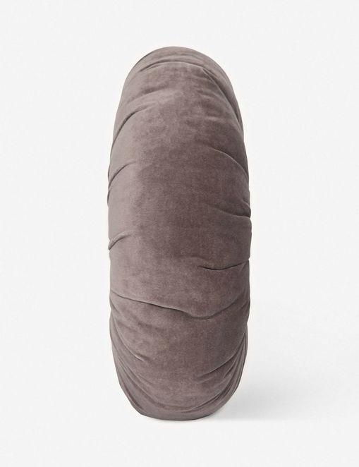 Bed Pillow, Monroe Velvet Round for Sleeping, Reading and Bedroom Comfort, 6 Color Options image 31
