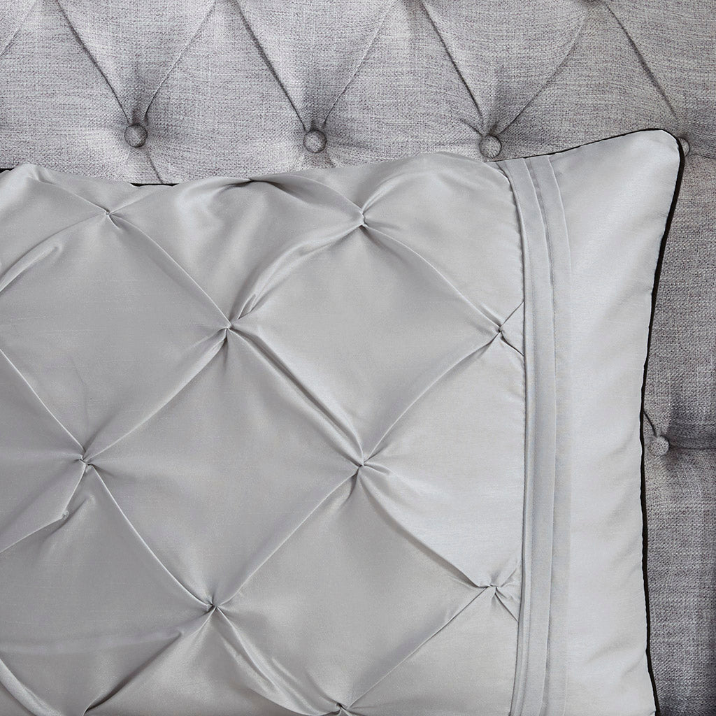 Bed Comforter, Laurel 7 Piece Tufted Set, Machine-Washable Care, Hypoallergenic Comfort for Year-Round Bedroom Comfort and Restful Sleep image 31