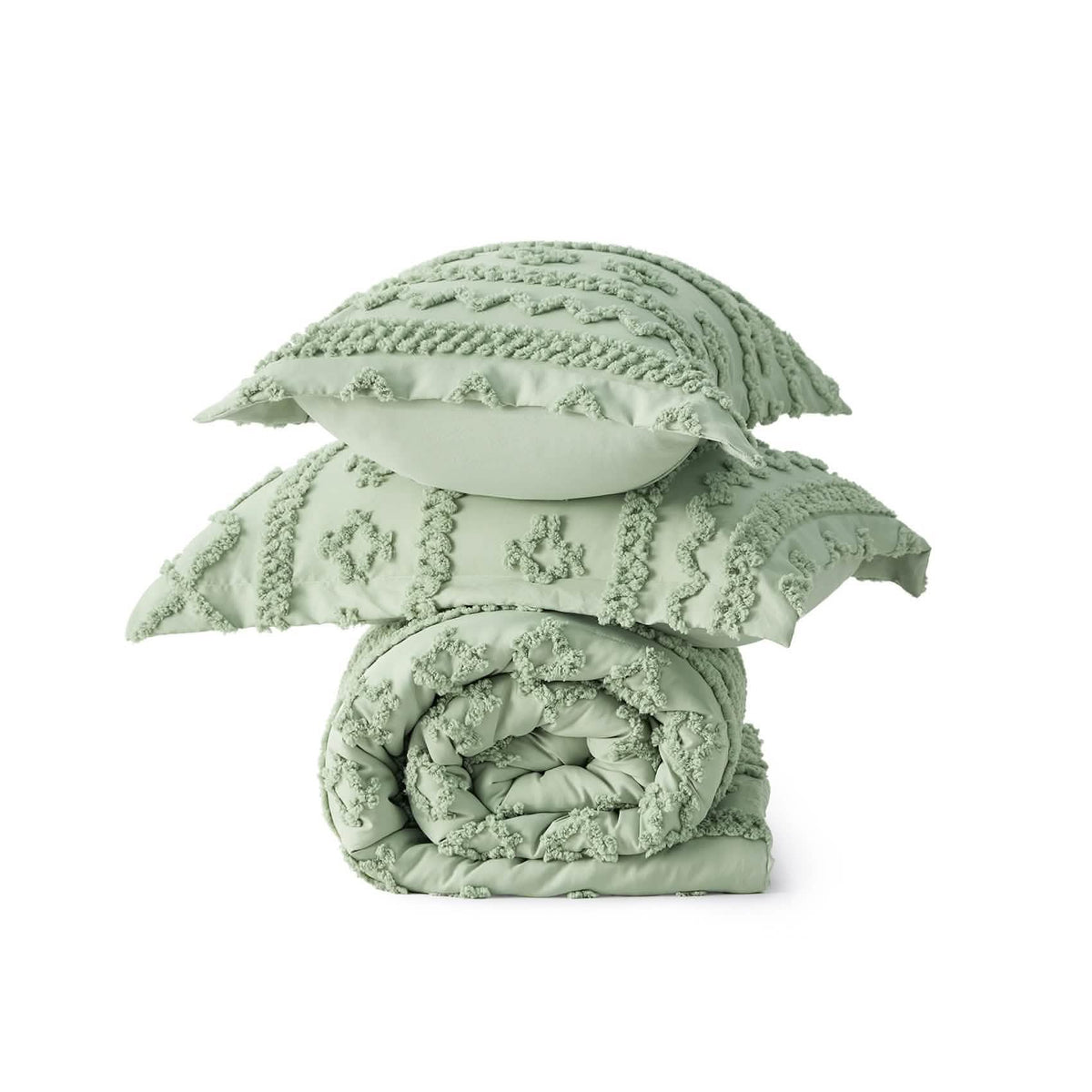 Bed Comforter, Boho Deluxe Embroidery Set, Breathable Construction, Machine-Washable Care for Everyday Bedding and Comfortable Sleep image 31