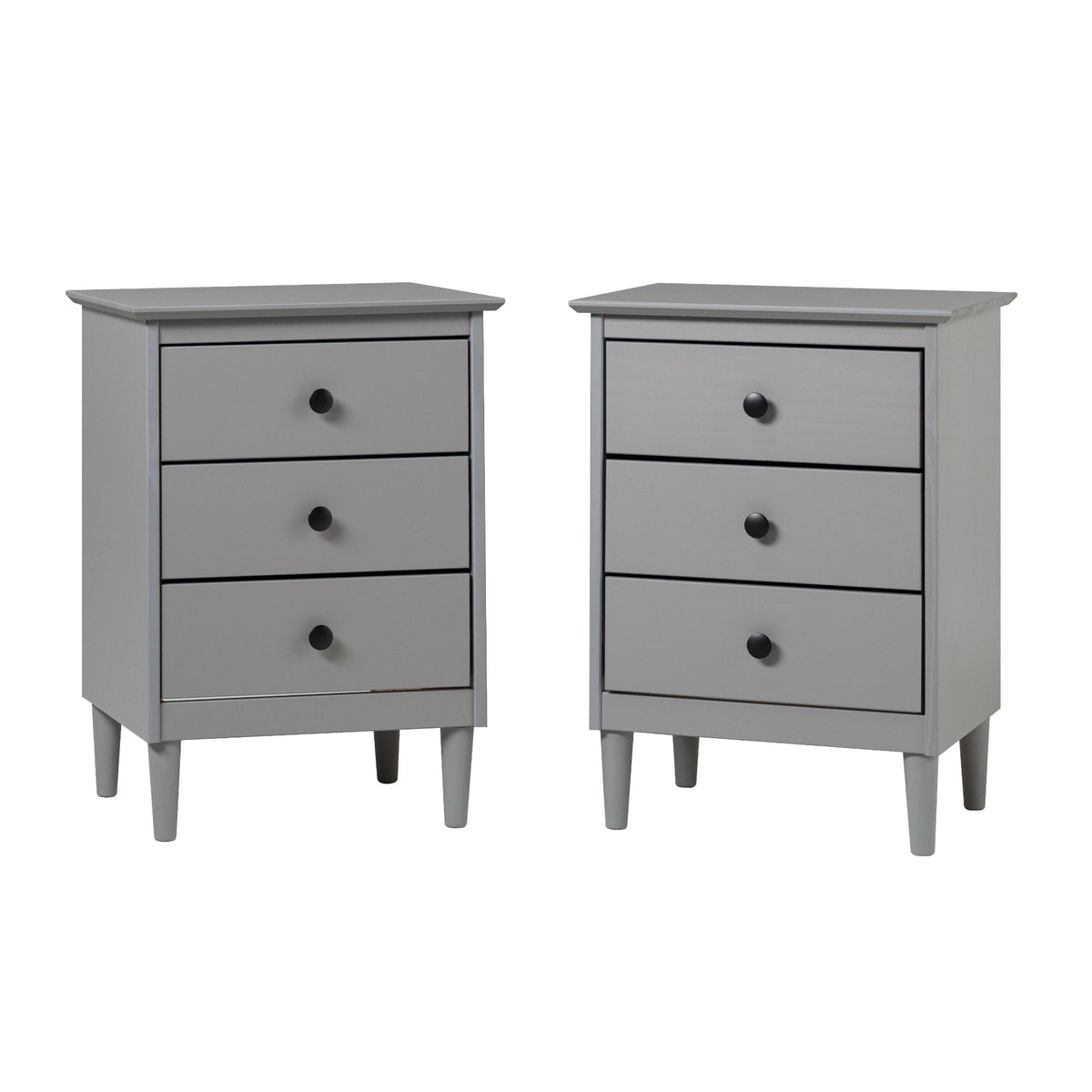 Nightstand, Spencer Solid Transitional Wood for Bedrooms, Bedside Essentials and Everyday Storage, 2 Size Options image 32