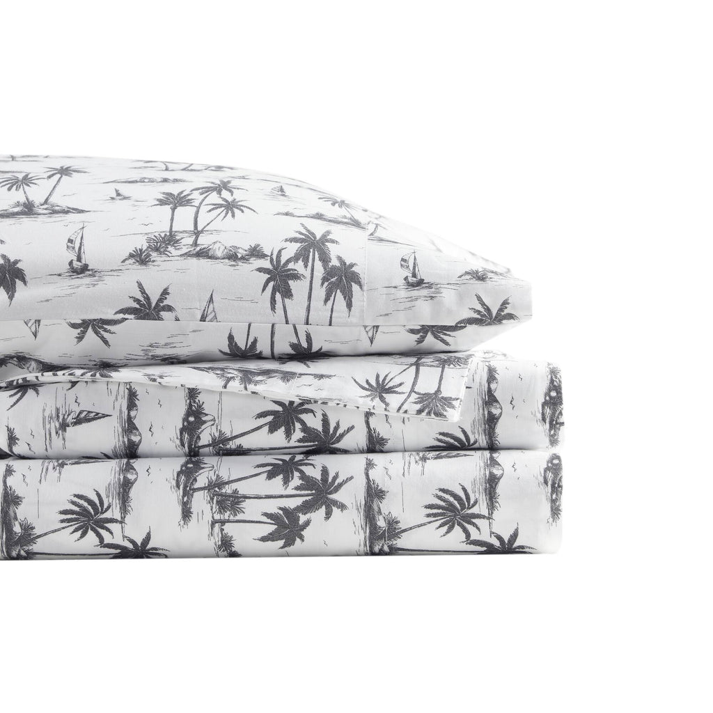Bed Sheet Set, 200 Thread Count Printed Cotton, Breathable Construction, Machine-Washable Care for Master Bedrooms, Guest Beds and Daily Use image 32
