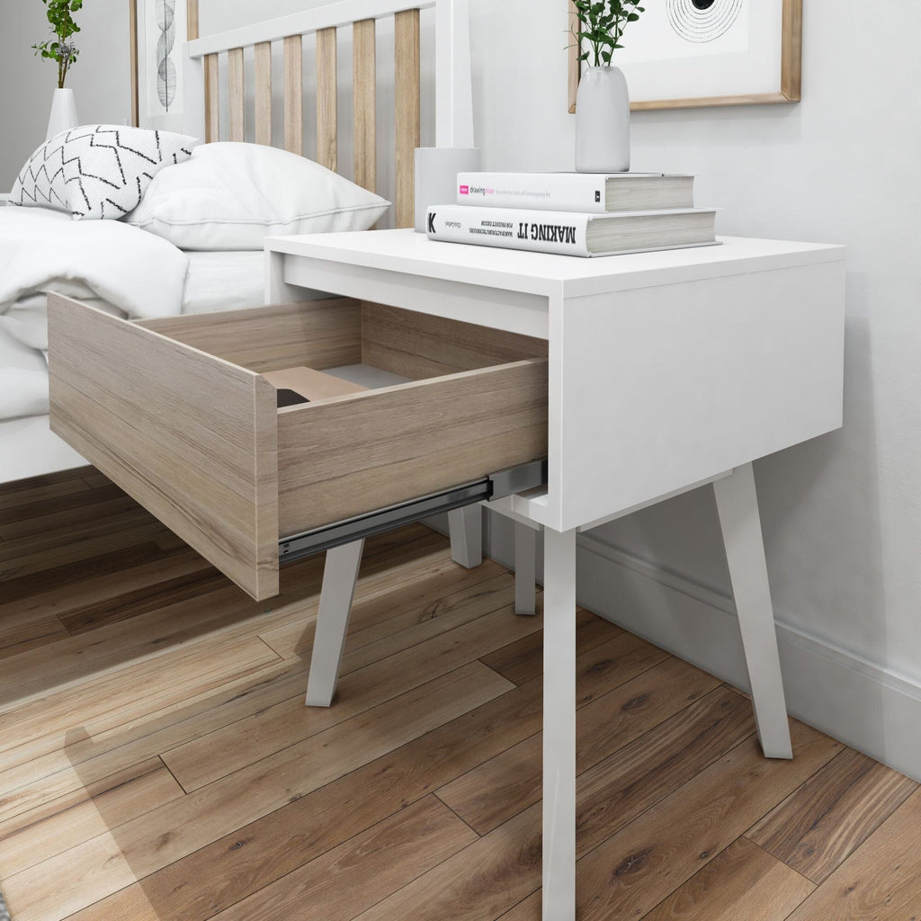 Nightstand, Modern, Solid Wood Construction for Bedside Storage, Bedroom Organization and Guest Rooms, 6 Color Options image 32