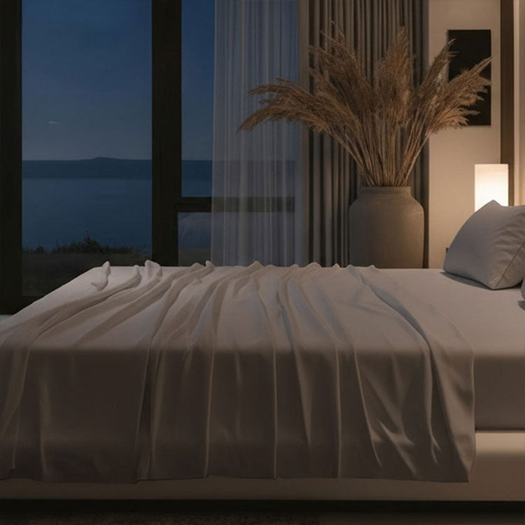 Bed Sheet Set, Nightfall, Cooling Comfort, Lightweight Design for Master Bedrooms, Guest Beds and Daily Use, 5 Sizes and 5 Colors image 32