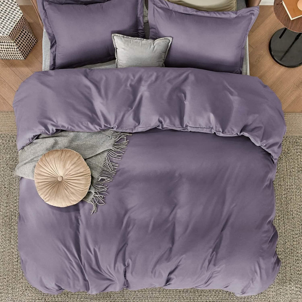 Duvet Cover Set, Brushed Microfiber for Guest Rooms and Everyday Bedroom Styling, 9 Sizes and 36 Colors image 32