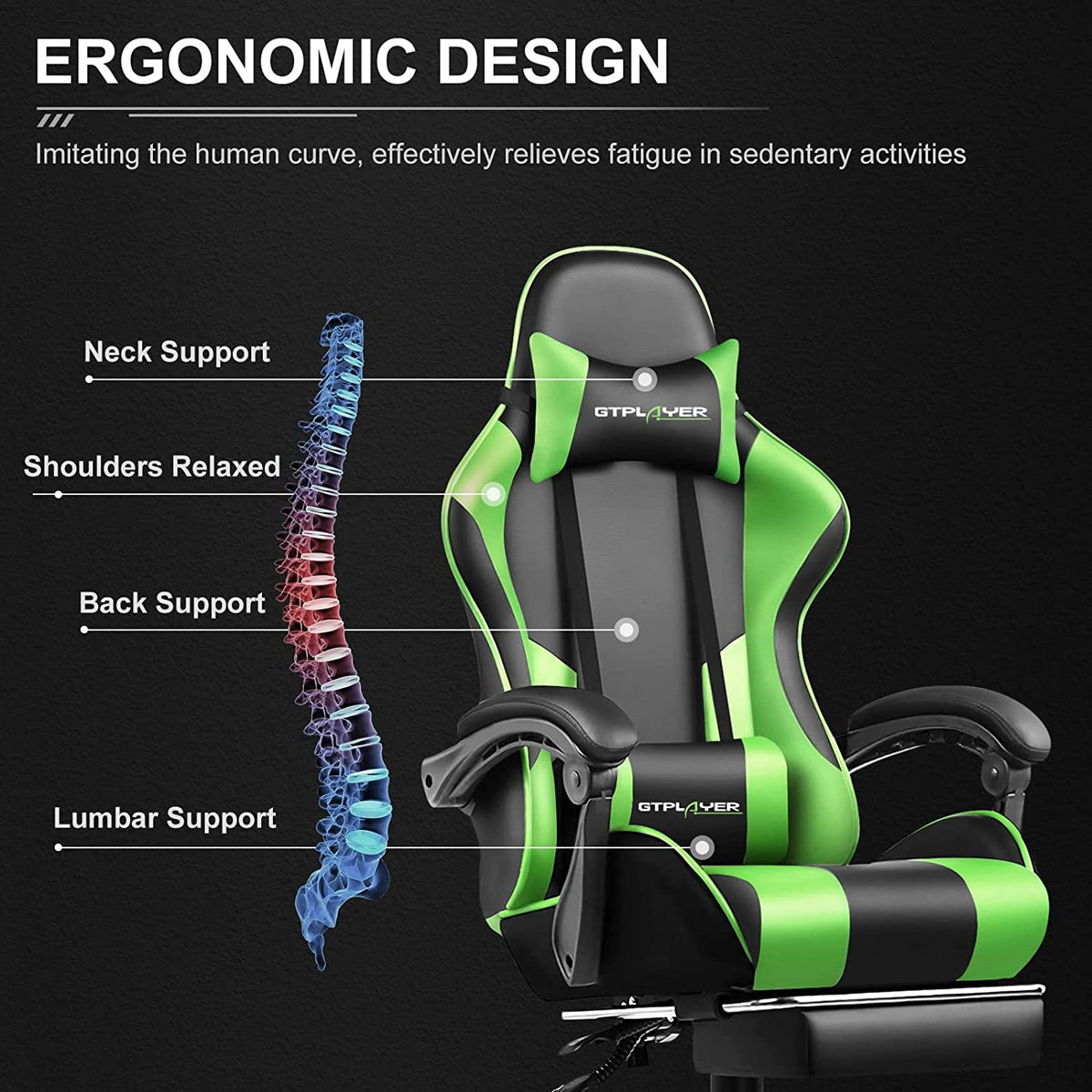 Ergonomic Foot Cushion, Footrest Series GT800A Christmas Packaging, Adjustable Design for Workspaces, Reading Chairs and Daily Leg Support image 32