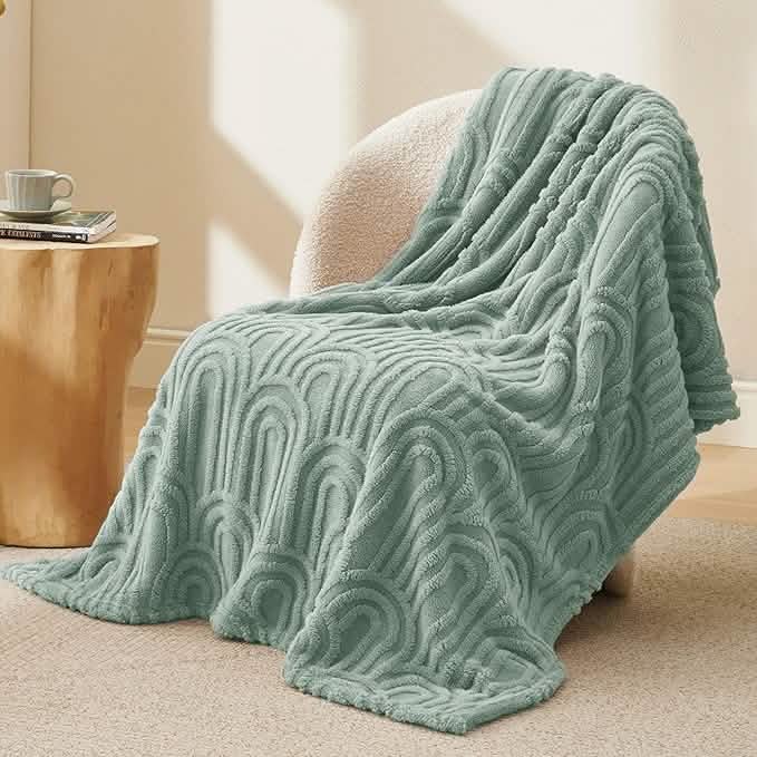 Cozy Throw Blanket, Arch Shaggy Sherpa Fleece, Lightweight Design, Machine-Washable Care for Living Rooms, Bedrooms and Everyday Lounging image 32