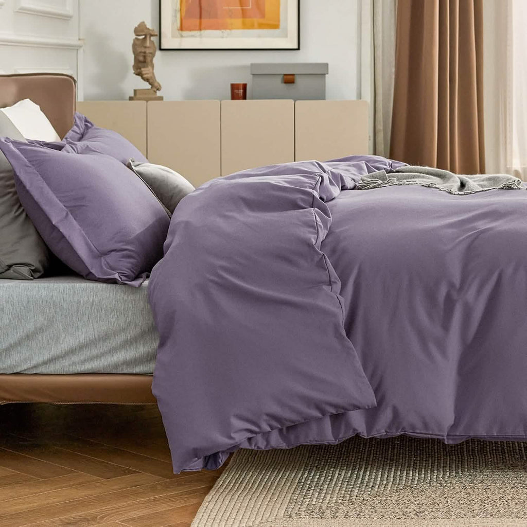 Duvet Cover Set, Brushed Microfiber for Guest Rooms and Everyday Bedroom Styling, 9 Sizes and 36 Colors image 33