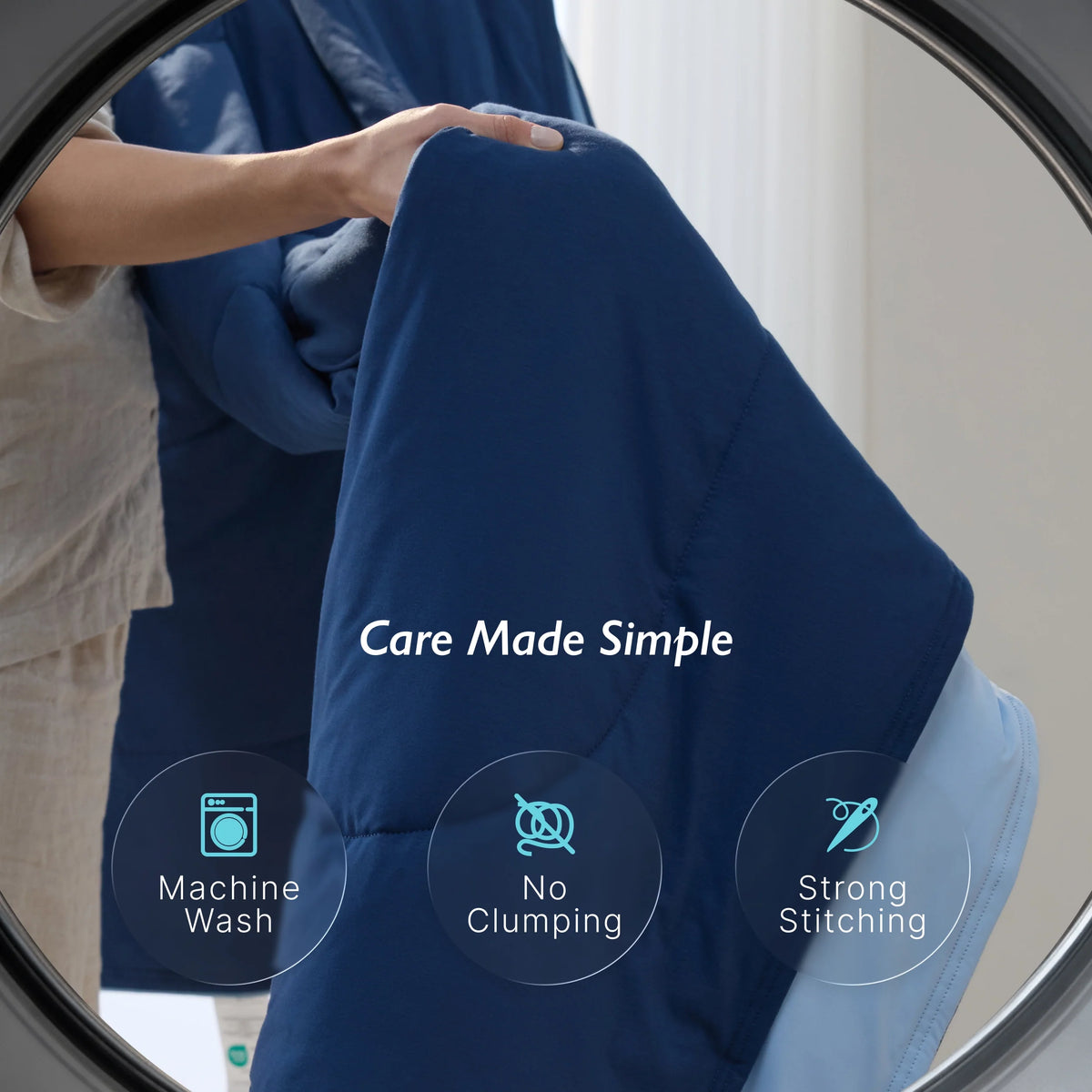 Bed Comforter, Cooling 2.0, Lightweight Design for Everyday Bedding and Comfortable Sleep, 3 Sizes and 3 Colors image 33