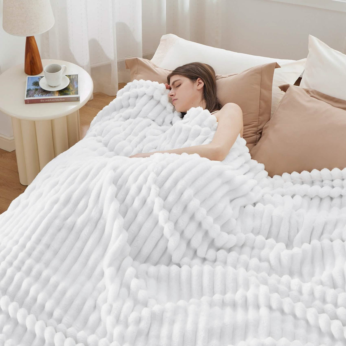 Cozy Throw Blanket, GentleSoft for Sofas, Beds and Relaxing at Home, 8 Sizes and 15 Colors image 33