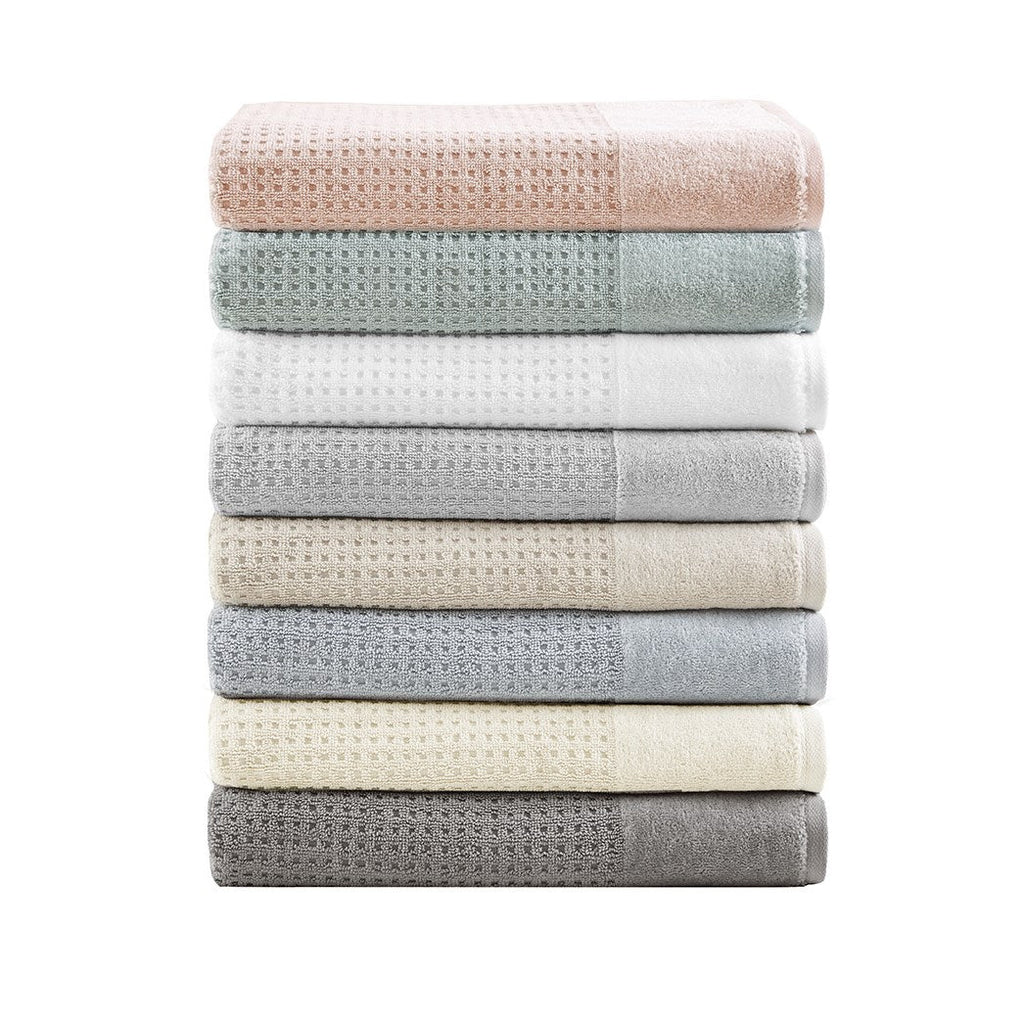 Bath Linen, Spa Waffle Cotton Waffle Jacquard, Lightweight Design, Machine-Washable Care for Home Bathrooms and Everyday Care image 33