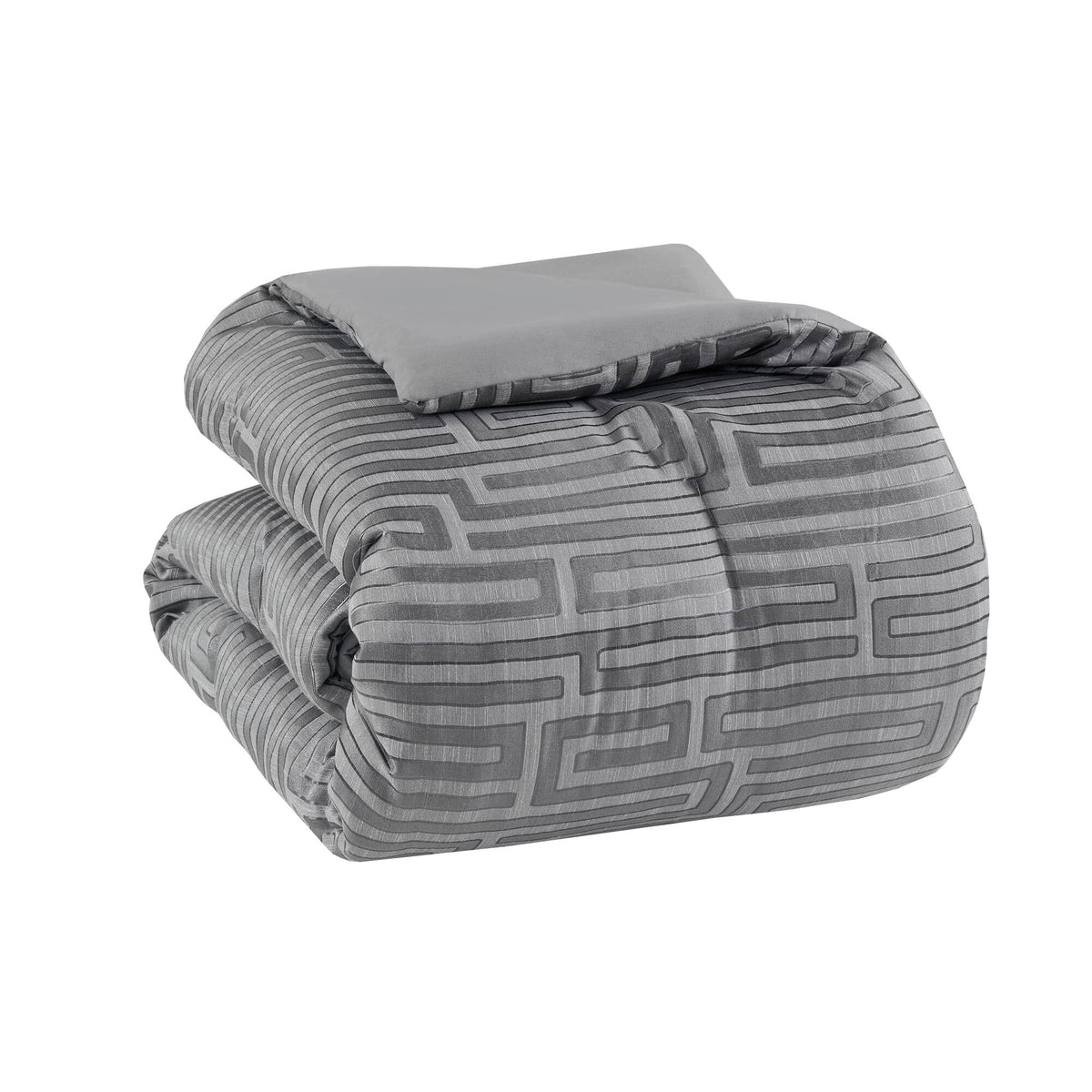 Bed Comforter, Royce 10 Piece Luxury Jacquard Set, Lightweight Design, Machine-Washable Care for Everyday Bedding and Comfortable Sleep image 33