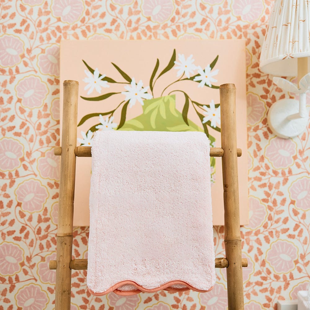 Bath Towel, Scallop for Daily Bathroom Routines and Guest Baths, 8 Color Options, Designed for Home Bathrooms and Everyday Care image 33