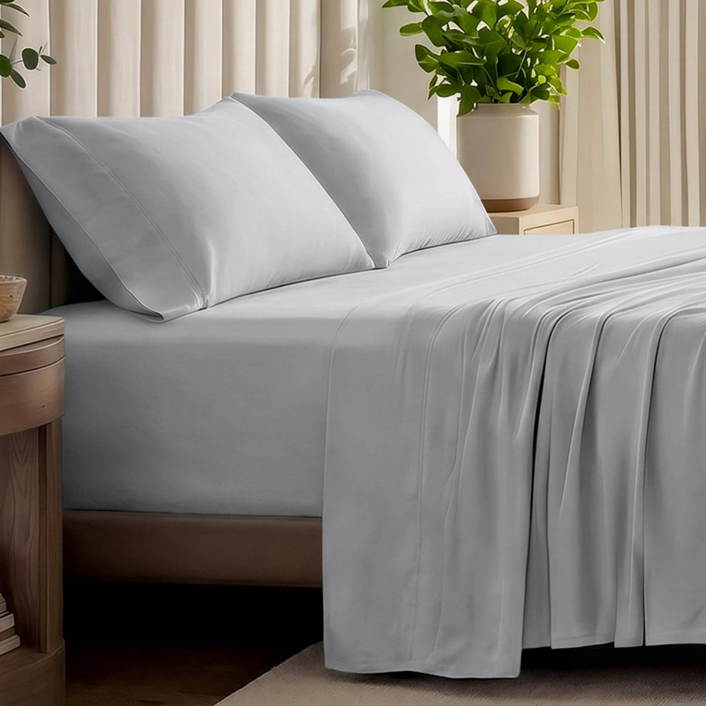 Bed Sheet Set, Organic Cotton Jersey for Master Bedrooms, Guest Beds and Daily Use, 6 Sizes and 9 Colors image 34
