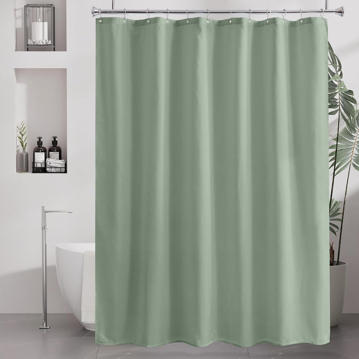 Bathroom Accessory, Waterproof Fabric Shower Curtain Liner, 120, Machine-Washable Care for Guest Baths and Daily Bathroom Routines image 34