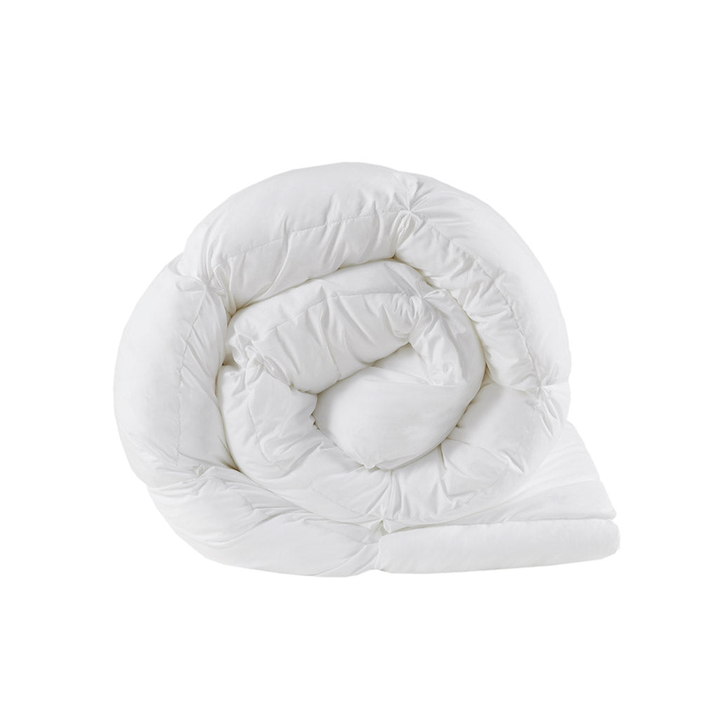 Down & Feather Comforter, Stay Puffed Overfilled Alternative, Breathable Construction for Everyday Bedding and Comfortable Sleep image 34