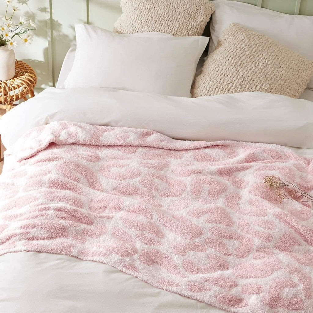 Cozy Throw Blanket, Feather Yarn, Lightweight Design, Machine-Washable Care for Sofas, Beds and Relaxing at Home, 2 Sizes and 12 Colors image 34
