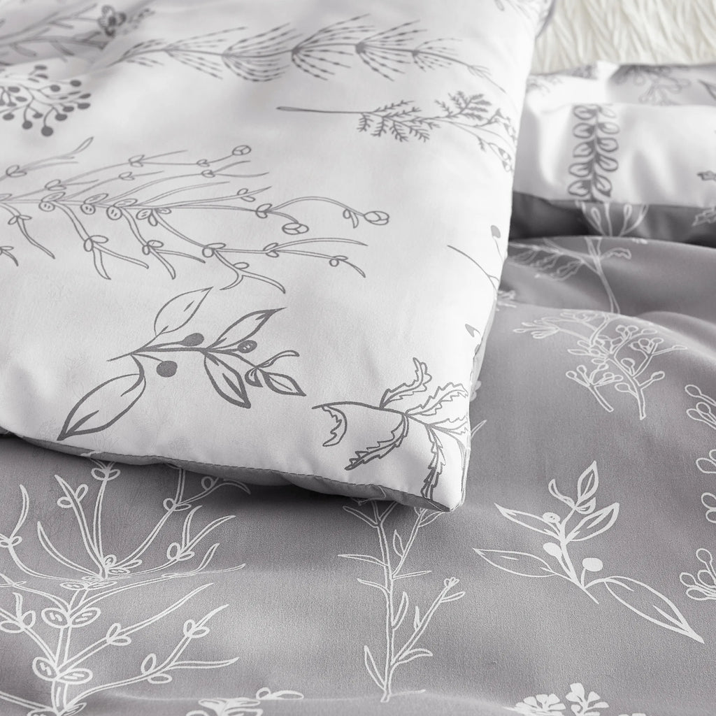 Down & Feather Comforter, Floral Set, Machine-Washable Care for Everyday Bedding and Comfortable Sleep, 7 Sizes and 13 Colors image 34