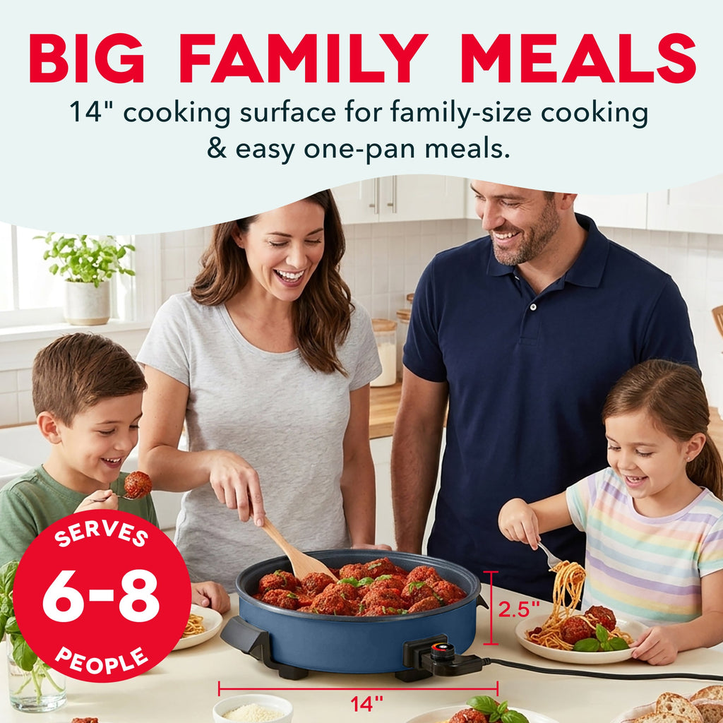 Stainless Steel Fry Pan, Ceramic Nonstick Family Size Skillet for Stovetop Cooking, Family Meals and Daily Kitchen Use, 7 Color Options image 35