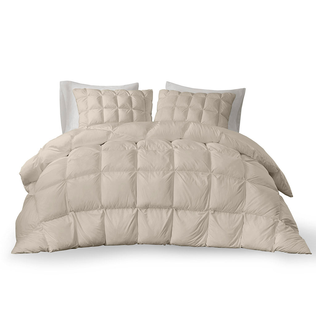 Down & Feather Comforter, Stay Puffed Overfilled Alternative, Breathable Construction for Everyday Bedding and Comfortable Sleep image 35