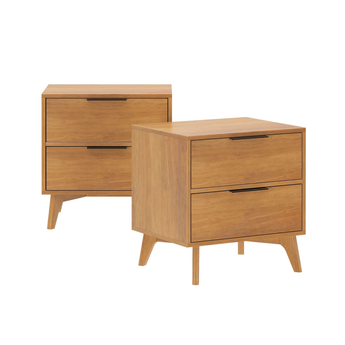 Nightstand, Haven 2 Drawer for Bedrooms, Bedside Essentials and Everyday Storage, 4 Color Options image 35