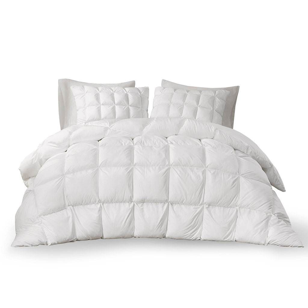 Down & Feather Comforter, Stay Puffed Overfilled Alternative, Breathable Construction for Everyday Bedding and Comfortable Sleep image 36
