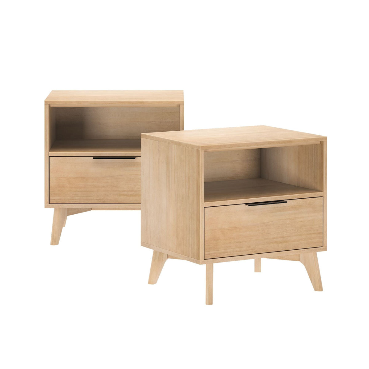 Nightstand, Haven with Shelf for Bedrooms, Bedside Essentials and Everyday Storage, 4 Color Options image 36