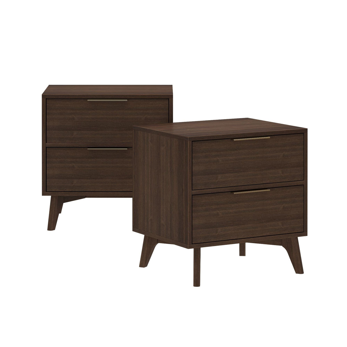 Nightstand, Haven 2 Drawer for Bedrooms, Bedside Essentials and Everyday Storage, 4 Color Options image 36