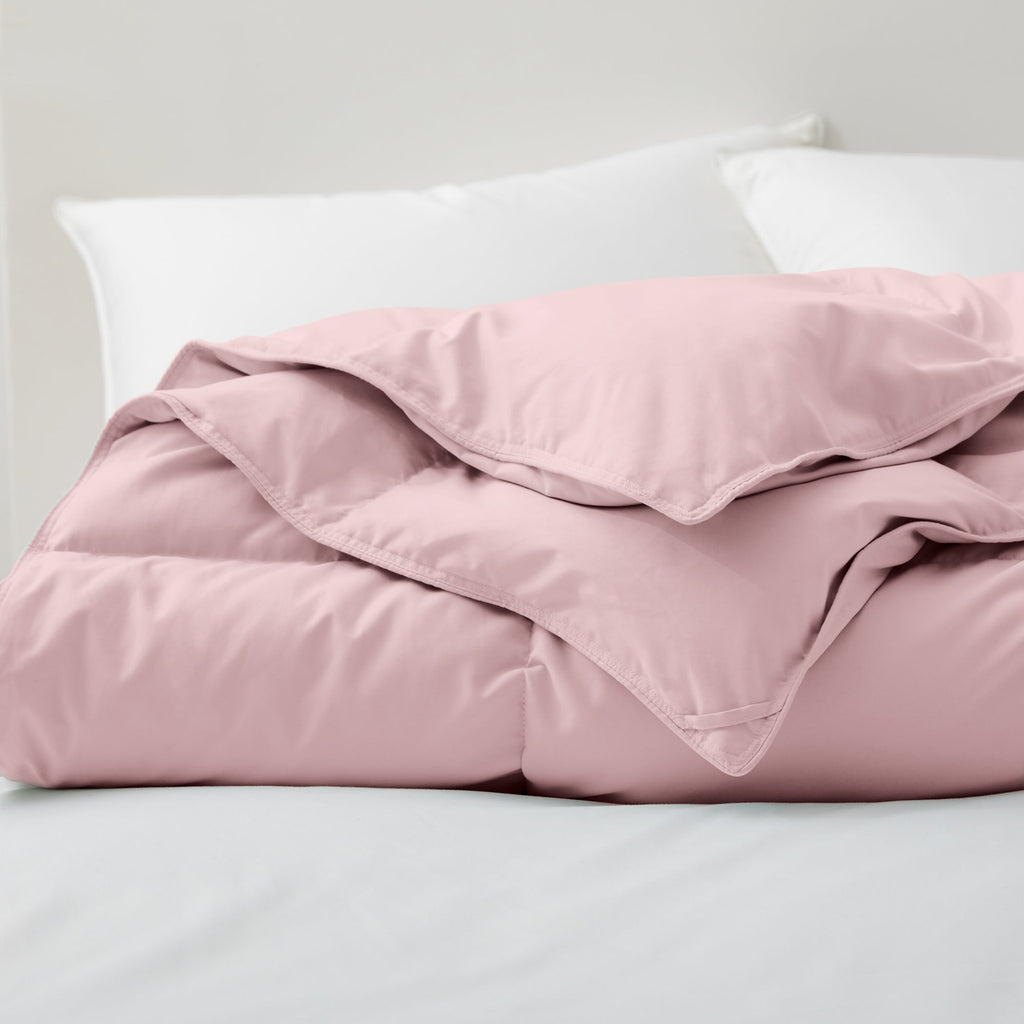 Down & Feather Comforter, Goose, Lightweight Design, Machine-Washable Care for Everyday Bedding and Comfortable Sleep, 4 Sizes and 8 Colors image 36
