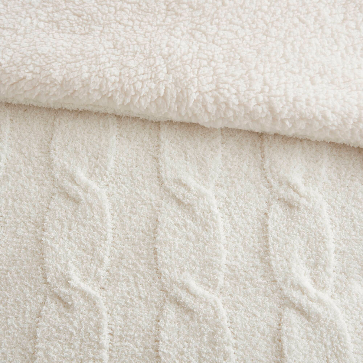 Bed Comforter, Riordan Waffle Knit Chenille Set, Machine-Washable Care for Everyday Bedding and Comfortable Sleep, 3 Sizes and 4 Colors image 36