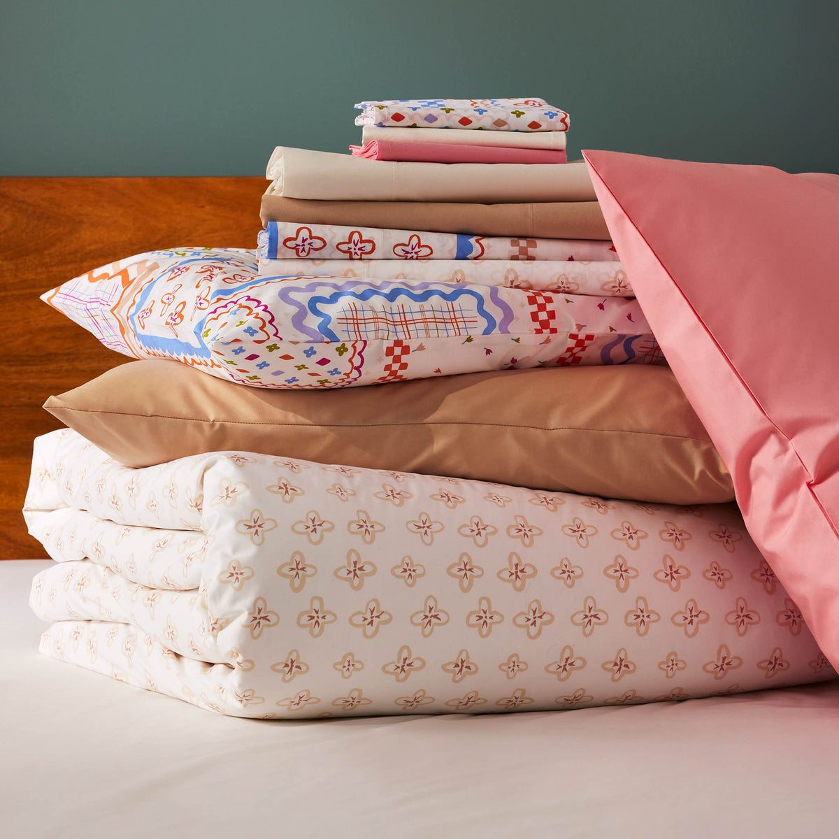 Duvet Cover Set, Classic Percale Last Call for Guest Rooms and Everyday Bedroom Styling, 3 Sizes and 18 Colors image 36