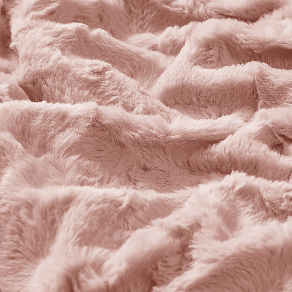Cozy Throw Blanket, Zuri Oversized Faux Fur, Machine-Washable Care for Sofas, Beds and Relaxing at Home, 10 Color Options image 36