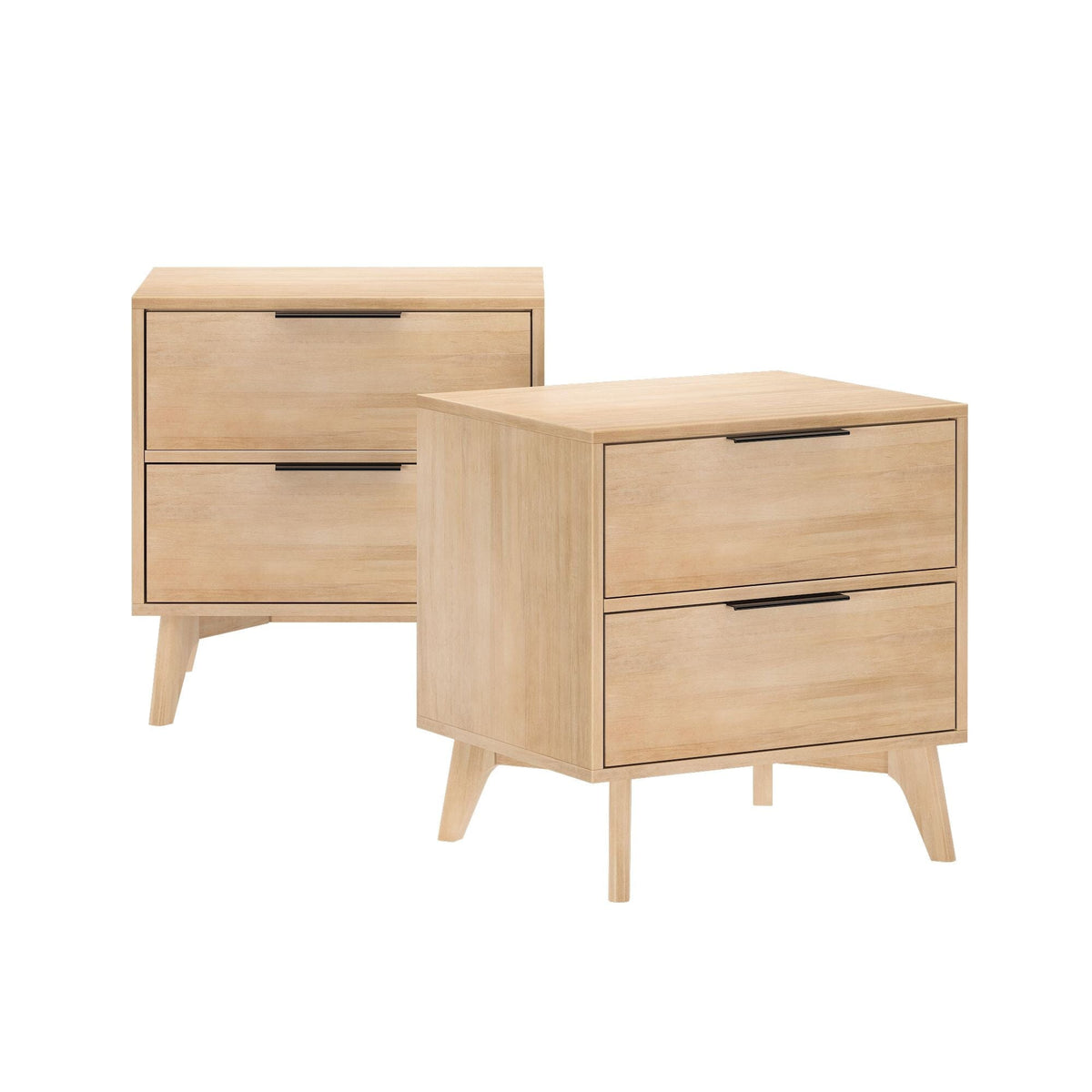Nightstand, Haven 2 Drawer for Bedrooms, Bedside Essentials and Everyday Storage, 4 Color Options image 37