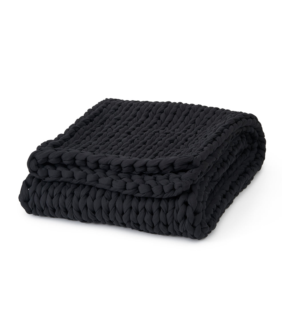 Cozy Throw Blanket, Cotton Weighted for Sofas, Beds and Relaxing at Home, 32 Color Options image 37