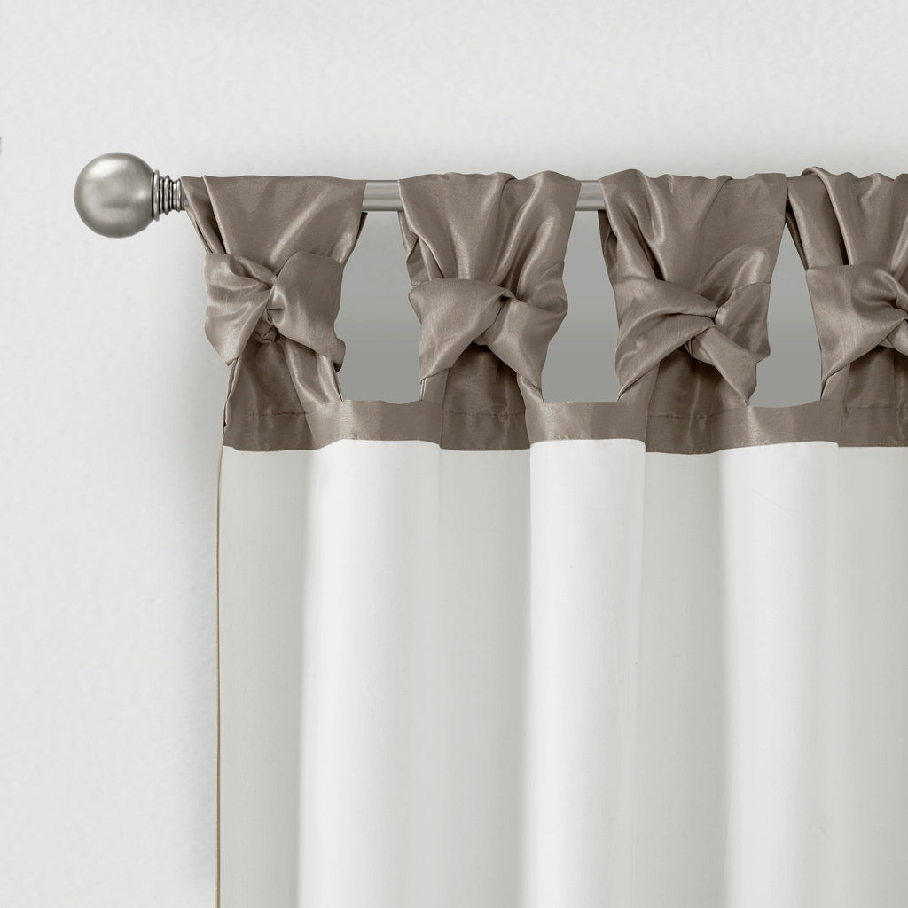 Window Curtain, Emilia Twist Tab Lined Panel, Machine-Washable Care for Windows, Room Styling and Everyday Privacy, 5 Sizes and 14 Colors image 37