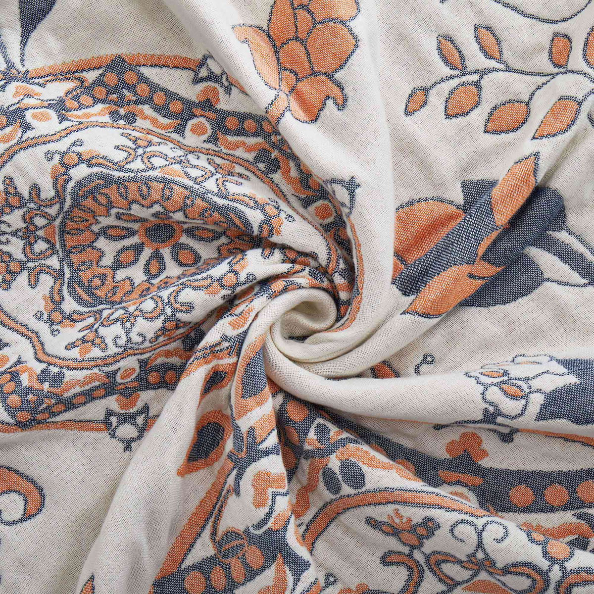 Cozy Throw Blanket, Boho Cotton, Machine-Washable Care for Living Rooms, Bedrooms and Everyday Lounging, 12 Color Options image 37