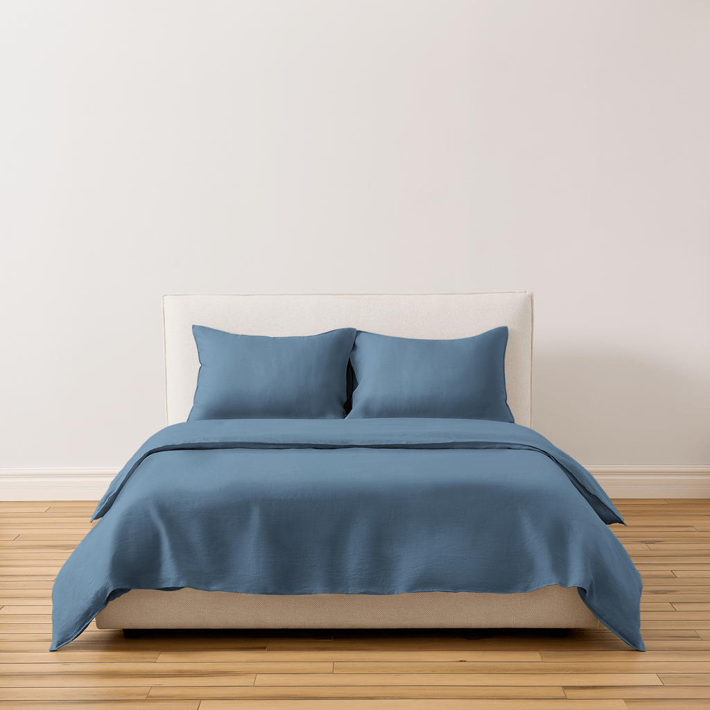 Duvet Cover, Belgian Linen for Bedroom Layering, Comforter Covers and Everyday Bedding, 2 Sizes and 5 Colors image 37
