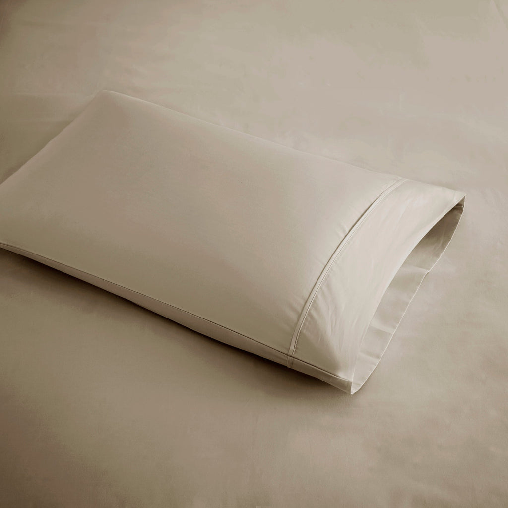 Bed Sheet Set, 600 Thread Count Cooling Cotton Blend 4 Piece, Machine-Washable Care for Everyday Bedroom Comfort and Guest Rooms image 37