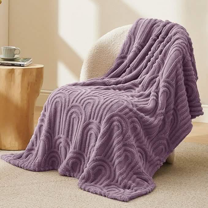 Cozy Throw Blanket, Arch Shaggy Sherpa Fleece, Lightweight Design, Machine-Washable Care for Living Rooms, Bedrooms and Everyday Lounging image 37