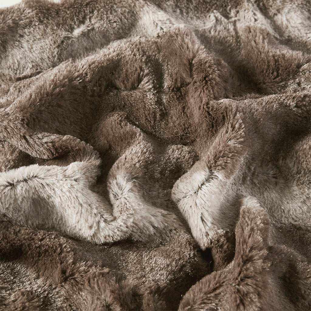 Cozy Throw Blanket, Zuri Oversized Faux Fur, Machine-Washable Care for Sofas, Beds and Relaxing at Home, 10 Color Options image 37