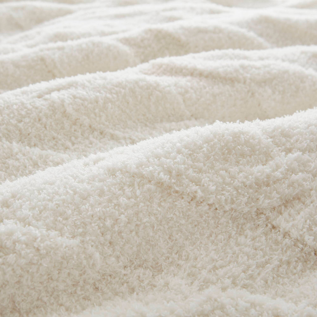 Bed Comforter, Riordan Waffle Knit Chenille Set, Machine-Washable Care for Everyday Bedding and Comfortable Sleep, 3 Sizes and 4 Colors image 37
