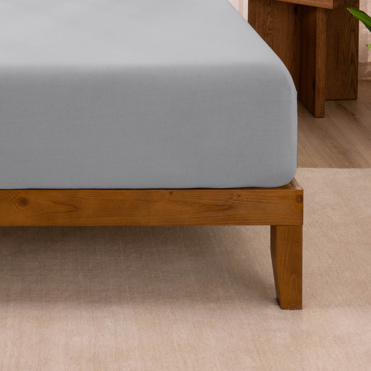 Bed Sheet Set, Organic Cotton Jersey for Master Bedrooms, Guest Beds and Daily Use, 6 Sizes and 9 Colors image 38