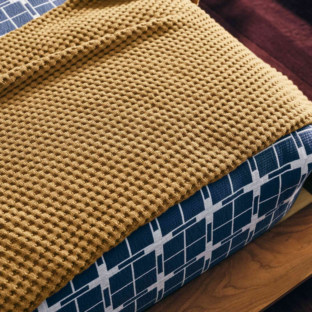 Cozy Throw Blanket, Ribbed Matelasse Quilt, Lightweight Design for Living Rooms, Bedrooms and Everyday Lounging, 2 Sizes and 2 Colors image 38